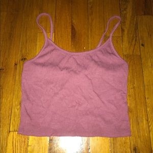 Burgundy Crop top